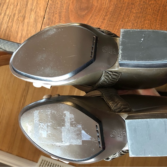 Phillip Lim 3.1 Marquise mid heel leather sandal in clay - Picture 4 of 4